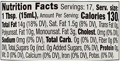La Tourangelle, Organic Flaxseed Oil, Essential Omega-3 to Improve Heart Health, Vegan, Non-GMO, Gluten-Free, Kosher, Cast Iron Seasoning, 8.45 Fl Oz