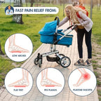 Dr. Frederick's Original Arch Support Brace for Plantar Fasciitis Relief — 2 ct — Adjustable Orthotic Wraps for Flat Feet, Fallen Arches & Foot Pain — Podiatrist-Designed for Nurses & Athletes