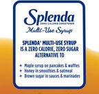 Splenda Multi-Use Allulose Syrup, Zero Calorie, Sugar Free Substitute for Maple Syrup, Honey, Agave and Brown Sugar, 8oz Bottle