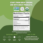 FGO Organic Japanese Matcha + Green Tea, 100 Count, Eco-Conscious Tea Bags, Resealable Bag, Packaging May Vary (Pack of 1)