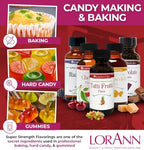 LorAnn Oils Super Strength Flavoring - Used For Candy Making, Flavoring, Baking, Hard Candy, & Flavor Oils - Bold, Natural Flavors 4X Stronger Than Extracts - Tutti Frutti, Pack of 2, 0.125 fl oz