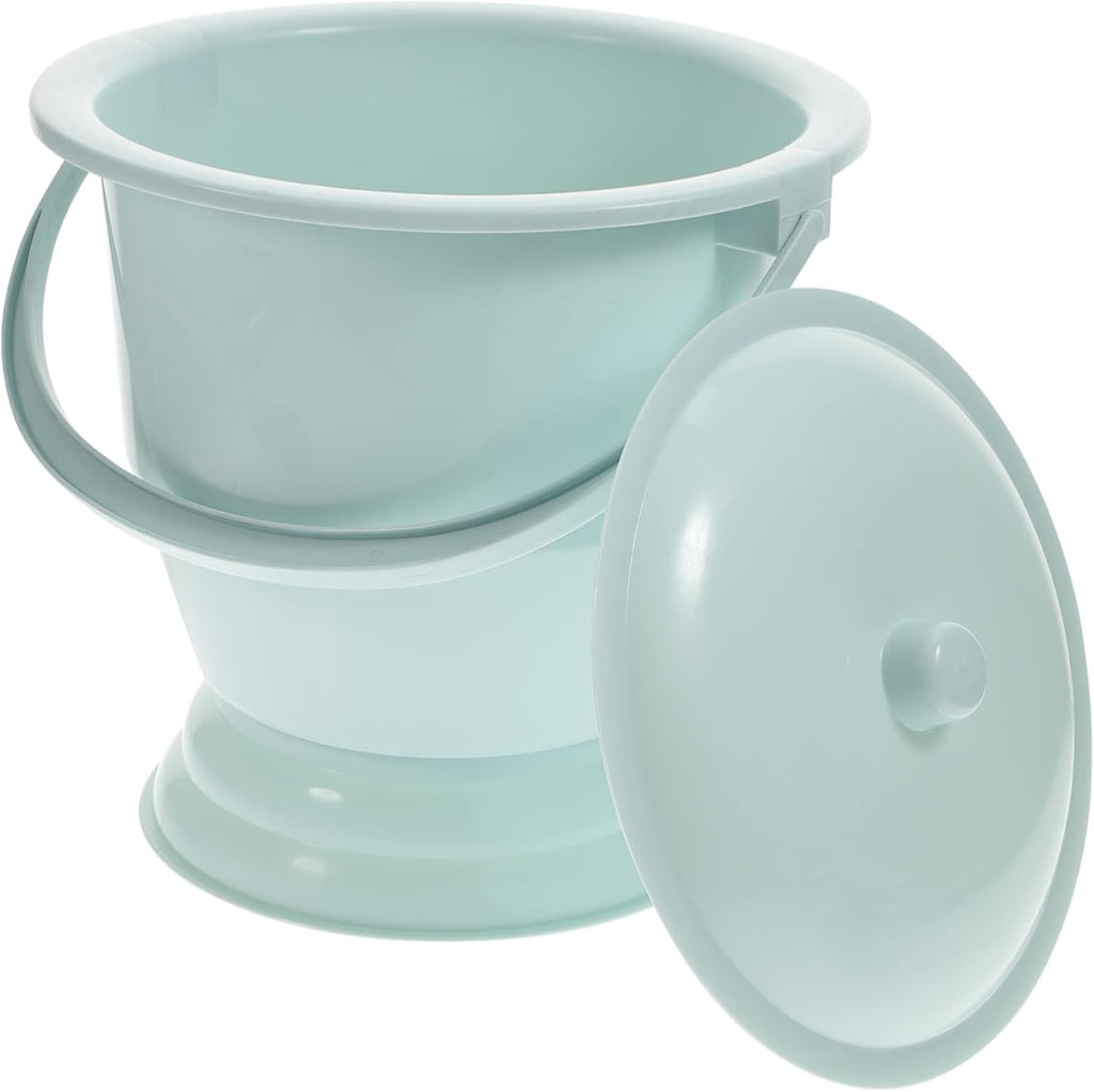 1pc Thickened Portable Urinal Bucket with Lid Household Spittoon for Elderly Adults and Pregnant Women Lightweight Compact Design for Home Camping Travel