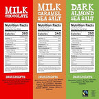 Tony’s Chocolonely Rainbow Chocolate Candy Bar Variety Pack, Belgian Dark & Milk Chocolate With Sea Salt, Caramel, Almond, Hazelnut, & Nougat, Made From Quality Fairtrade Cocoa, 12 Bars, 10.16 Oz