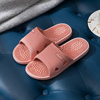 Acupressure Massage Slippers for Plantar Fasciitis for Women Acupuncture Slippers Arthritis Neuropathy Pain Relief Non-Slip Massage Sandals Womens Stress Relief Gifts for Bath (US Women 7.5-8, Pink)