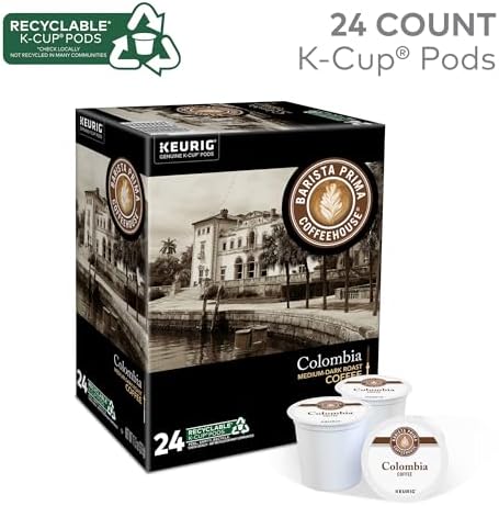 Barista Prima Coffeehouse Colombia Coffee, Keurig Single Serve K-Cup Pods, 96 Count