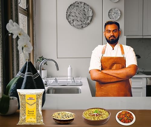 Rani Panch Puran (5 Spice) 7oz (200g) ~ All Natural | Vegan | Gluten Friendly | NON-GMO | Indian Origin (Equal Blend of Fenugreek, Mustard, Kalonji/Nigella, Fennel and Cumin)