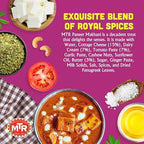MTR - Minute Meals: Paneer Makhani - Cottage Cheese in Spiced Tomato Puree - Tasty Indian Meal with No Added Preservatives - A Quick Meal Suitable for Vegetarians, Ready in Minutes! (Pack of 6)