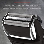 Remington F5 Power Series Foil Shaver, Electric Razor for Men, Cordless Rechargeable with Pop Up Trimmer, Pivot & FlexFoil Technology, Lightweight Handheld Design, Black