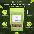 Biokoma Organic Hops Dried Flowers 1.76oz - USDA Organic Herbal Tea - Dried Humulus lupulus Loose Flowers - Resealable Moisture Proof Pouch - No Additives - No Preservatives - Non GMO, Kosher