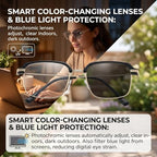 2026 New Automatic Color Changing Reading Glasses For Women＆Men,Smart Autofocus Glasses For Near And Far
