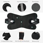 Knee Brace with Side Stabilizers for Meniscus Tear, Adjustable Knee Wrap for Pain Relief, Breathable Compression Knee Support for Knee Pain, ACL, MCL, Arthritis, Sports, Women&Men (Black, Small)