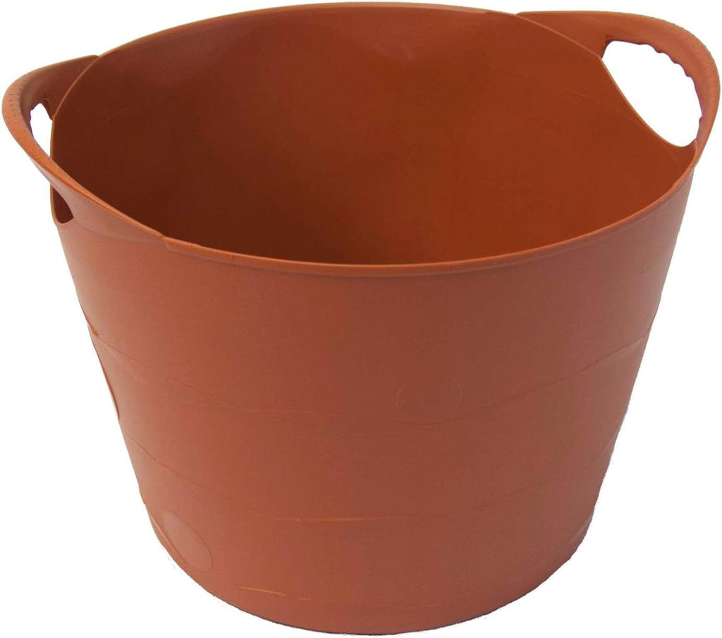 Garden Works TuffTotes Bucket, 3.5-Gallon, Terra Cotta