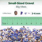 T4U Crystal Chips Tumbled Polished Natural Agate Gravel Stones 1LB - Decorative Pebbles Bulk, Mini Polished Rocks Pieces for Crafts, Vases Filler, Succulent Plants, Aquarium Gravel Rocks