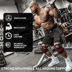 Schiek Sports Heavy Duty 1178 Knee Wraps - Powerlifting and Weightlifting Wraps