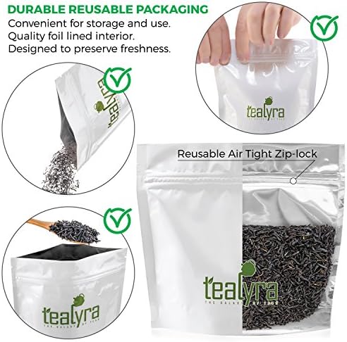 Teayra - Keemun Mao Feng - Premium Chinese Black Loose Leaf Tea - Perfect English Breakfast Tea - Energy Boost - Caffeine Bold - 110g (4-ounce)