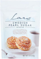 Lars' Own Swedish Pearl Sugar, 10-Ounce Packages (Pack of 6)