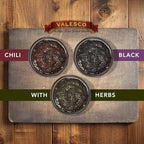 VALESCO Black Olive Tapenade - Rich Gourmet Spread for Dips, Appetizers, and Mediterranean Recipes (6.7 fl oz)