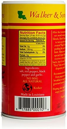 Slap Ya Mama Cajun Seasoning from Louisiana, Hot Blend, No MSG and Kosher, 8 Ounce Can, Pack of 3