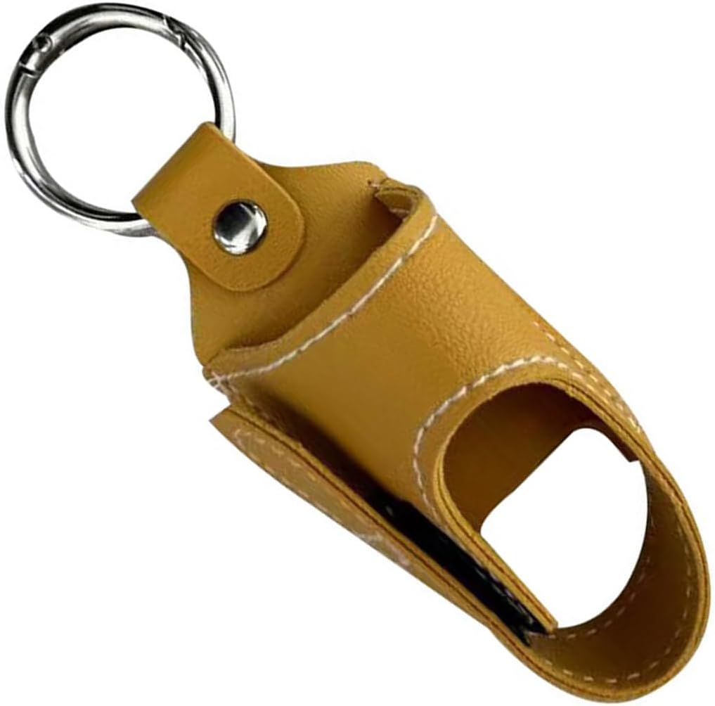 PU Leather Inhaler Travel Case Portable Holder For Daily Use And Indoor Activities With Metal Buckle Travel Inhaler Holder