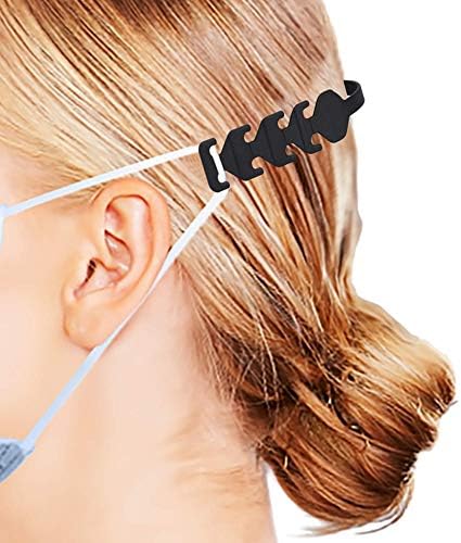 MIAODAM Adjustable Mask Extender Strap Mask Holder Mask Extender, Masks Extension Hook for Extending Masks Buckle Ear Protectors