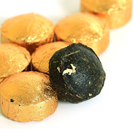 Puerh Tea Cake 20Pcs / 3.17oz 2015 Year Ripe Shu Sticky Glutinous Rice Flavor - Yunnan Pu-erh Pu erh Puer Pu'er Chinese Tea - Mini Tuocha