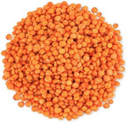 Food to Live Organic Red Lentils (Football), 1 Pound – Whole Decorticated Red Lentils, Non-GMO, Vegan, Kosher, Bulk, Great for Soups and Curries
