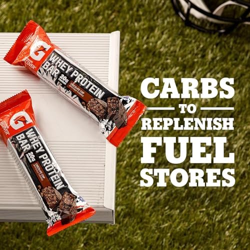 Gatorade Whey Protein Recover Bars Chocolate Chip, 2.8 Oz, 6 Ct