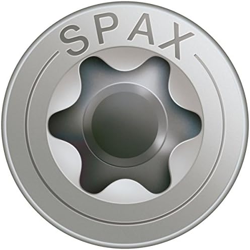 SPAX T-Star Plus 1197000450703 Universal Screw Stainless Steel A2 4.5 x 70 mm Pack of 100 Countersunk Head Fully Threaded 4CUT