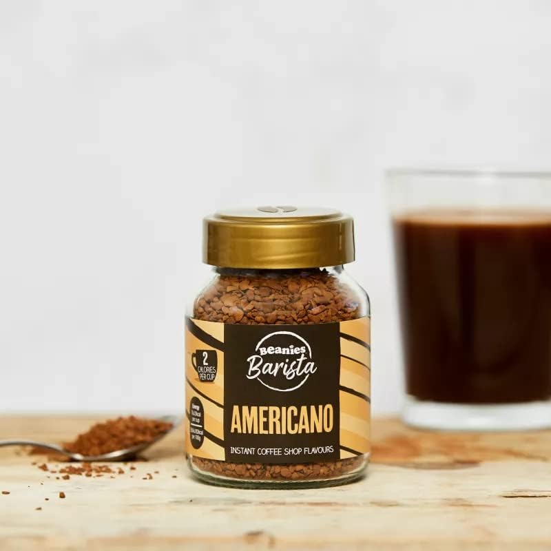 Beanies Flavoured Instant Coffee PICK ANY 3 Jars (50g) from 50+ Flavours Inc. Turkish Delight, Chocolate Orange, Chai Latte, Cookie Dough, Hazelnut, Caramel, Vanilla and More