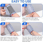 Medium Blood Pressure Cuff for Kids, Slim Arm, Adout Cuff，Compatible with Most Monitors, ARM Blood Pressure Replacement Cuff with 8 Connectors 17-36cm （7"-14"）