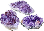 Top Plaza Natural Amethyst Geode Cave Healing Crystal Stones Rock Cluster Druzy Witchcraft Raw Amethyst Gemstone Specimen (0.44-0.66 Pound)