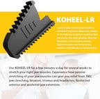 KOHEEL LR Jaw Relief Device for TMJ Pain, Jaw Tension, Teeth Grinding & Clenching, Headaches, and Limited Jaw Mobility – Passive Stretching Solution for Jaw Muscle Relaxation (1 Pack)