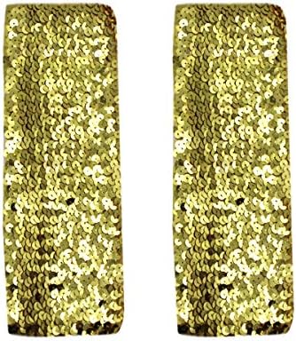 RARITYUS Sparkle Oversleeves Sequin Arm Sleeve Shiny Stretchy Elbow Cuffs for Performance Cosplay Halloween Costume