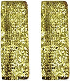 RARITYUS Sparkle Oversleeves Sequin Arm Sleeve Shiny Stretchy Elbow Cuffs for Performance Cosplay Halloween Costume