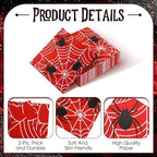 Halloween Spider Web Napkins, 6.5"x6.5"(50-Pack) Themed Party Cocktail Disposable Paper Napkins, Vibrant Mid Count Napkins, Decorative Dinner Hand Napkins for Festival Birthday Party Decoration