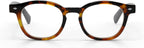 eyebobs Bitty Witty Premium Blue Light Reading Glasses for Women and Men | Round Blue Light Blocking Computer Glasses