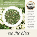 Wild Bliss Organic Wild Hawthorn Leaf & Flower - Caffeine Free Herbal Tea - Heart Health Support - 20 Plant Based Tea Bags