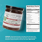 Terrapin Ridge Farms Jalapeno Hatch Chile Jam – Gourmet Sweet & Spicy Spread, Vegan & Gluten-Free – 10.5 oz Jar