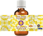 Deve Herbes Pure Thyme Essential Oil (Thymus vulgaris) Steam Distilled 2ml (0.06 oz)