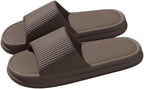 House Slippers Non-Slip for Men Women Open-toe Shower Shoe Lightweight Supper Soft Quiet Dorm Bedroom Slippers For Bathroom