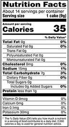 Quaker Large Rice Cakes, Lightly Salted, Gluten Free, 100% Whole Grains, 4.47 Oz, Pack of 6