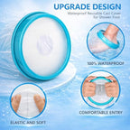 Waterproof Foot Cast Cover for Shower Adult, Patented Ankle Wound Protector Watertight Seal, Reusable Surgery Recovery Supplies After Broken Foot Injury [2026 Upgrade]
