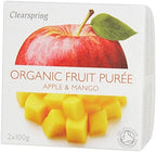 Clearspring Organic Fruit Puree Apple & Mango 100g - Pack of 2