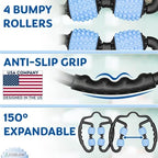 COZLOW Dual Sided Muscle Roller - Cellulite Massager for Arms and Legs - Flexible Massage Tool - Effective Sculpting Massage for Thighs, Butt