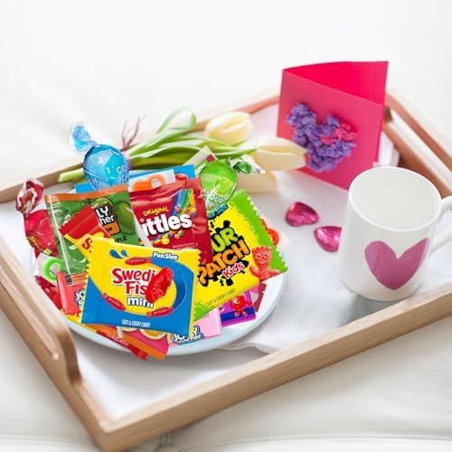 Bulk Candy Mix Variety Pack – 2lb Assortment of Individually Wrapped Chewy & Hard Sweets - Candy for Party Favors, Goodie Bags, Buffets, Office Snacks, Birthday Treats, and Gifting