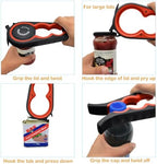 Otstar Latest Jar Opener for Seniors with Arthritis, Weak Hands, Multi-function Bottle Opener with Non Slip Rubber Jar Opener Gripper Pad and Corkscrew Wine Opener