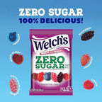 Welch's Zero Sugar Fruity Bites, Berries 'n Cherries Snack Pack, Gluten Free & Sugar Free Snacks, 3oz Snack Pack (Pack of 1)