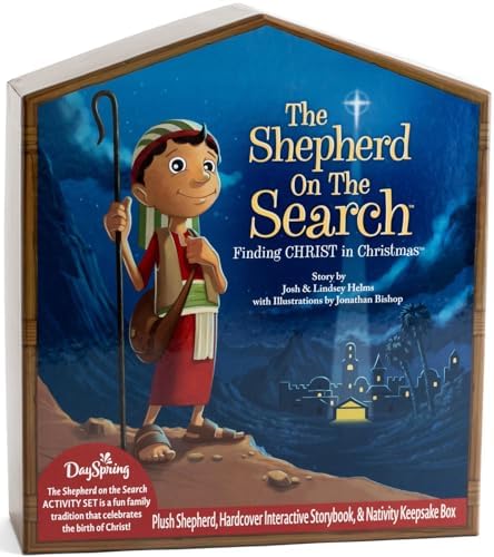 The Shepherd on the Search: Finding Christ in Christmas - Advent Activity Set with Nativity Keepsake Box