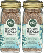 Whole Foods Market, Seasoning, Salt, Applewood Smoked, 2.40 Ounce (Pack of 2)