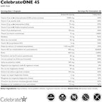 Celebrate Vitamins CelebrateONE 45, 45mg Iron - Once Daily Bariatric Multivitamin, Essential Vitamins & Minerals - Gastric Bypass & Sleeve Gastrectomy Supplement (30 Capsules)